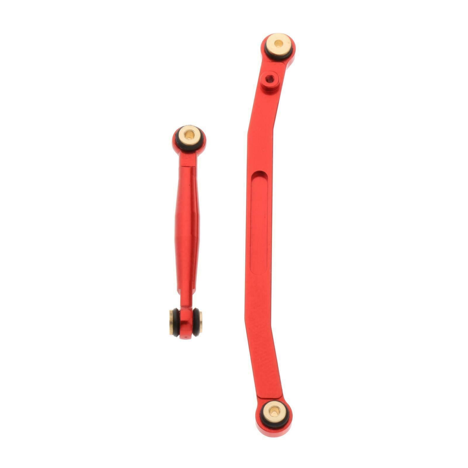 Steering Rod Links for Axial SCX24 AXI90081 AXI00001 RC Car Parts Red