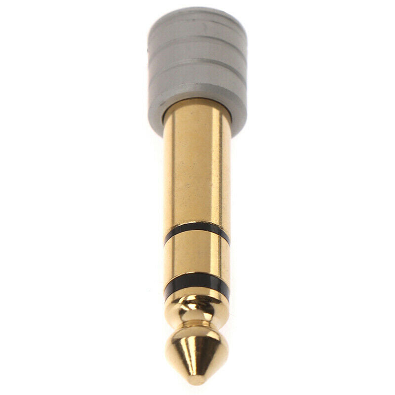 1PCS 6.35mm 1/4" Stereo Male to 3.5mm 1/8" Female Jack Plug Audio Adapter.l8