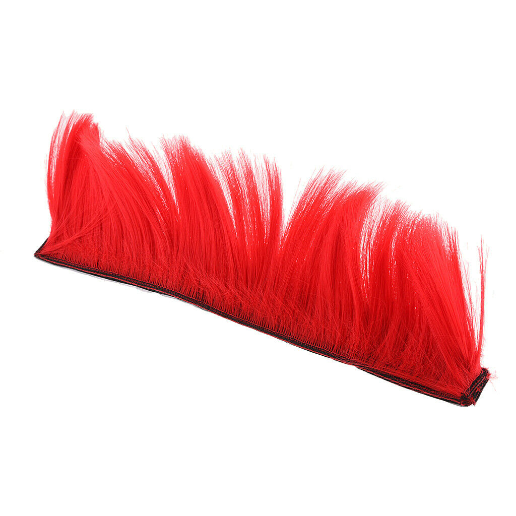 Helmet Accessories Mohawk Wig for Racing Mohawk  Dirt Bike Red