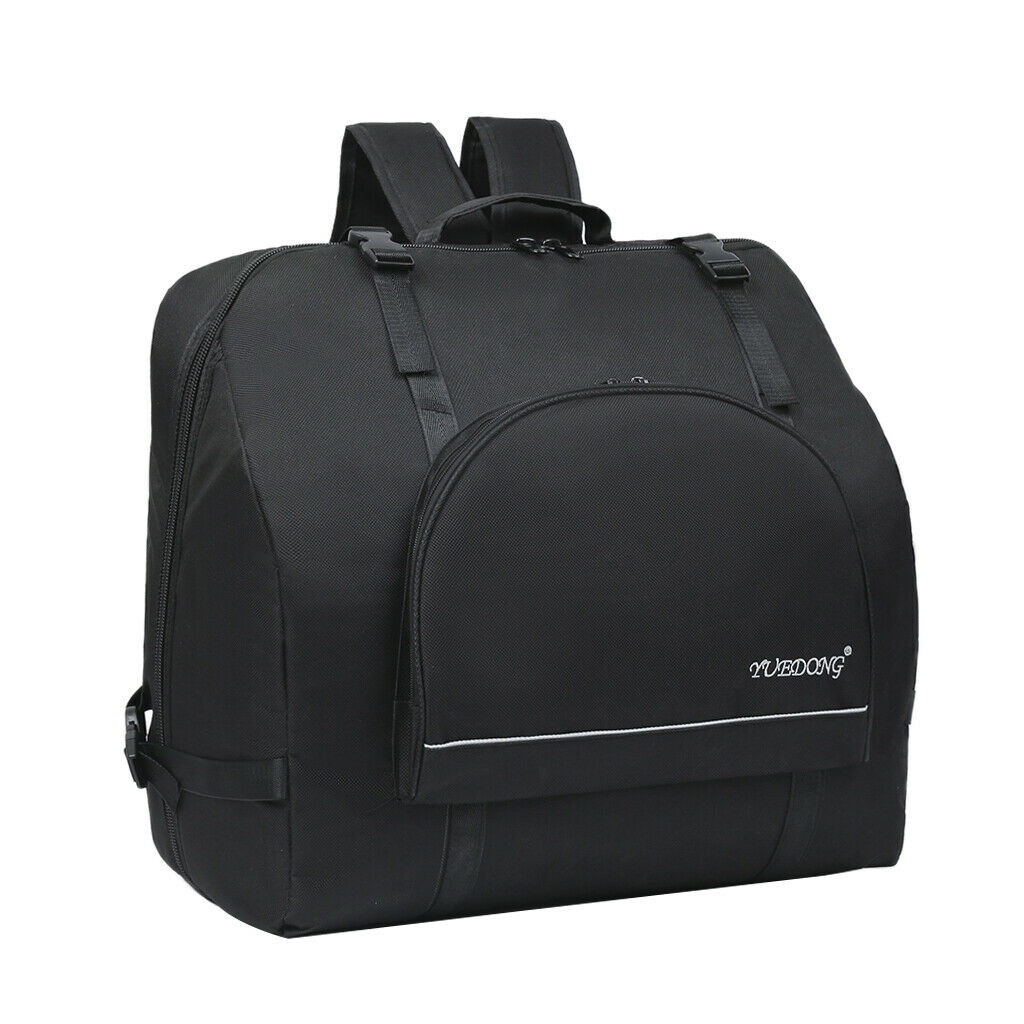 Thick Padded 80-96 Bass Piano Accordion Gig Bag Storage Carrying Cases Black