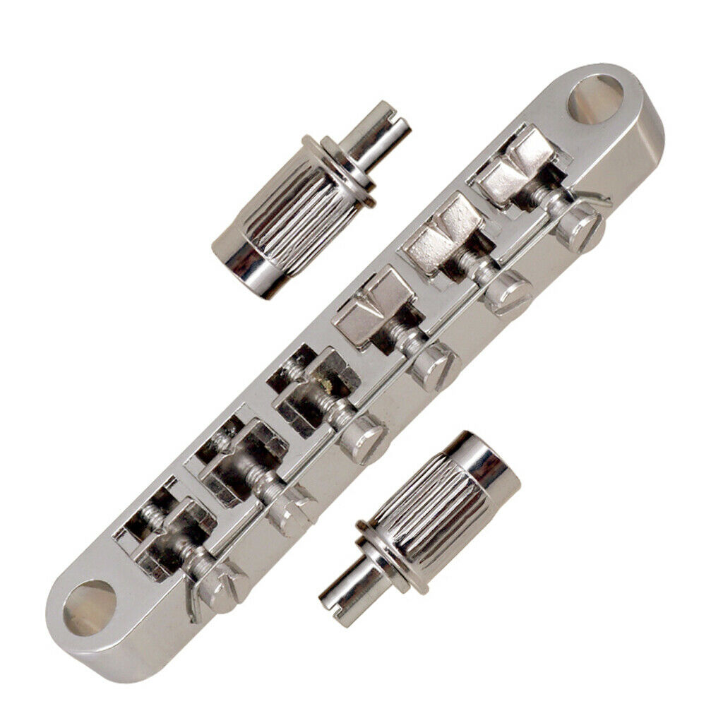 Iron Electric Guitar Replacement Saddle Bridge Tailpiece for   Les Paul
