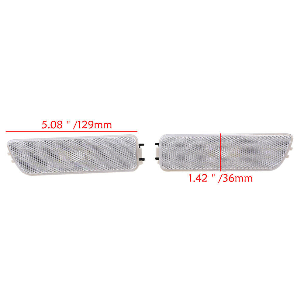2PCS  Bumper Fender Side Marker Corner Light Lamp For VW Jetta Golf MK4 1999-05