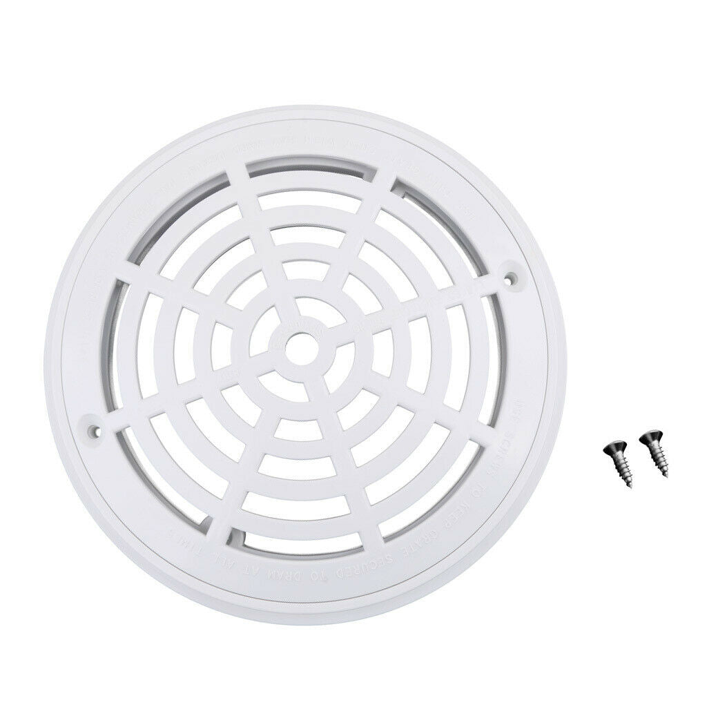 3 Piece 8-inch Swimming Pool in-Ground & Above Ground Dual Main Bottom Drain