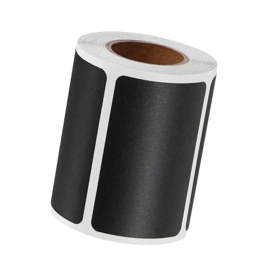 120Pcs Roll Chalkboard Labels Removable Blackboard Stickers Office Supplies