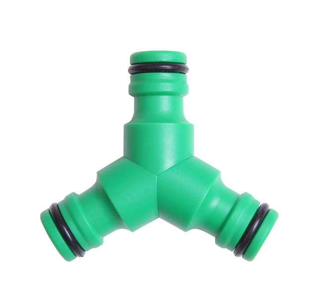 Plastic 3 Ways Y-Piece Water Hose Pipe Tube Plumbing Connector Joiner Splitter T