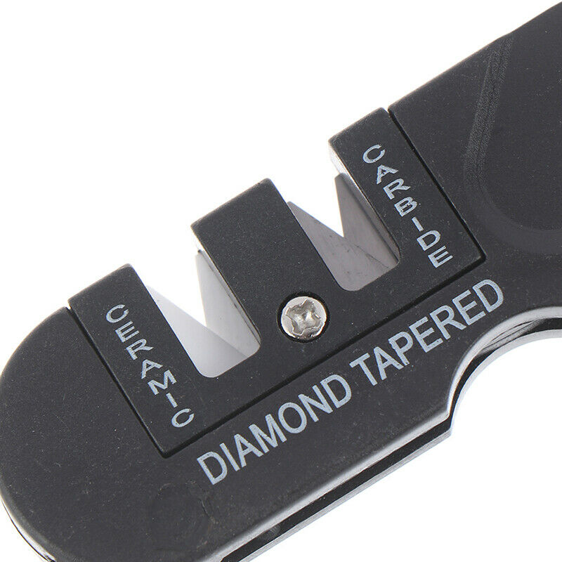Portable Tungsten Ceramic Carbide   Whetstone Sharpener Tool Camp outdoor