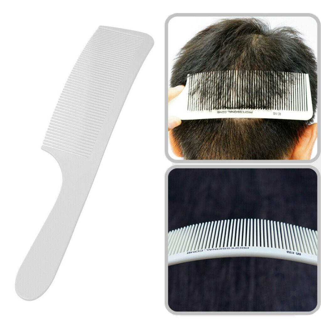 4pcs Pro Curved Shaver Hair Clipping Cutting Comb Barber Flat Top Haircut