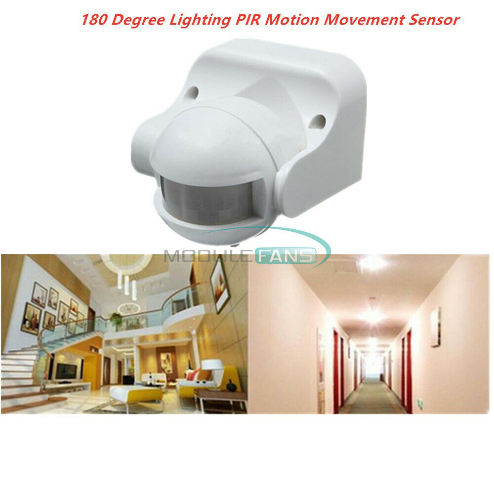 180 Degree Lighting PIR Motion Movement Sensor Detector Switch Home Outdoor