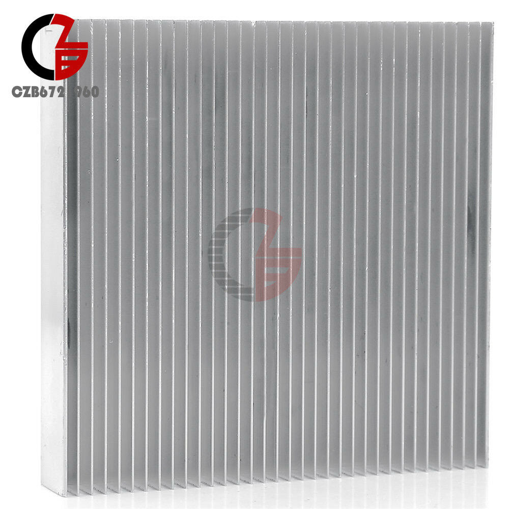 Aluminum Heat Sink Cooling For LED Power IC Transistor DC Converter 90x90x15mm