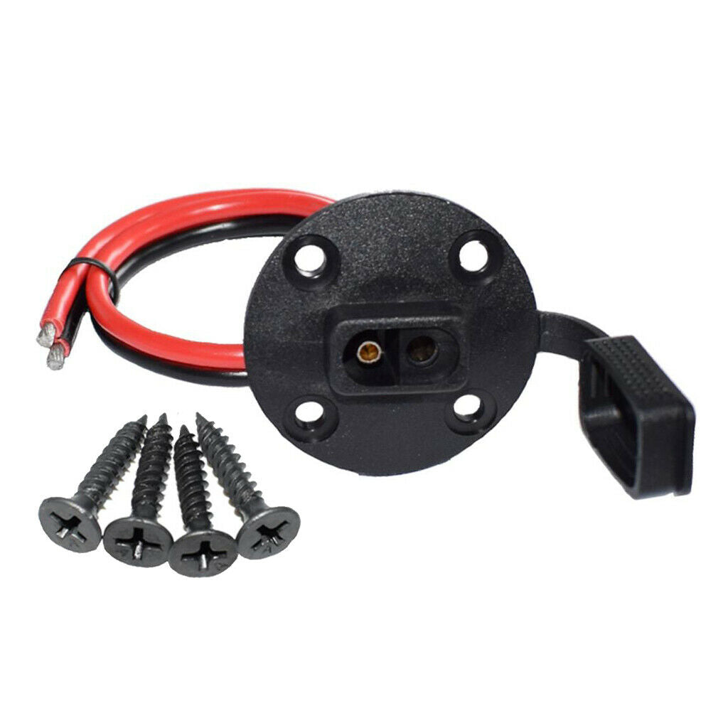 Weatherproof Universal 30cm SAE Socket Sidewall Port Cable w/ 4 Screws