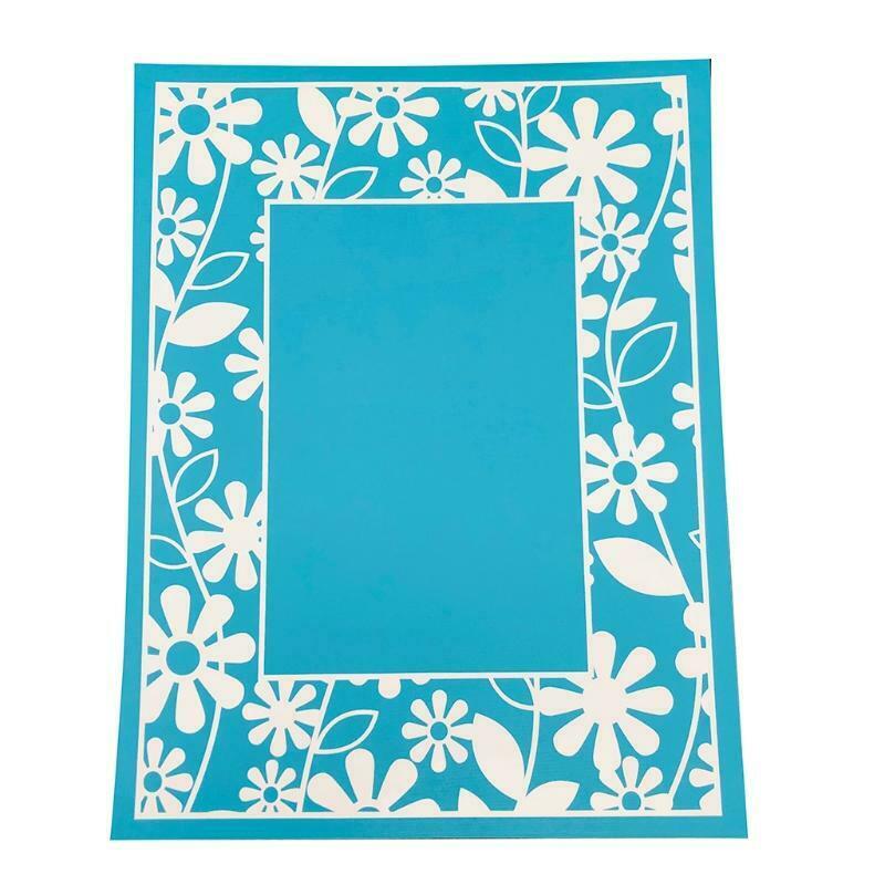 Flower Self-Adhesive Silk Screen Printing Stencil for Painting T-Shirt Textile