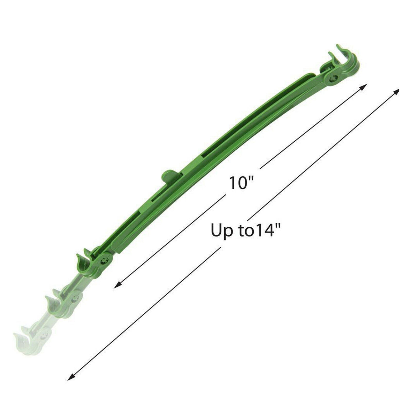 12Pcs Trellis Connector Stake Arms Plastic Garden Stem Support Brackets