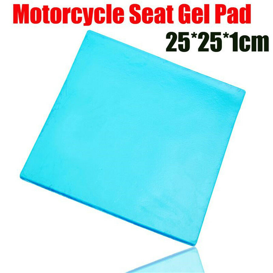 Motorcycle Seat Cushion Comfortable Seat Gel Pad Shock Absorption Mat 25x25x1CM