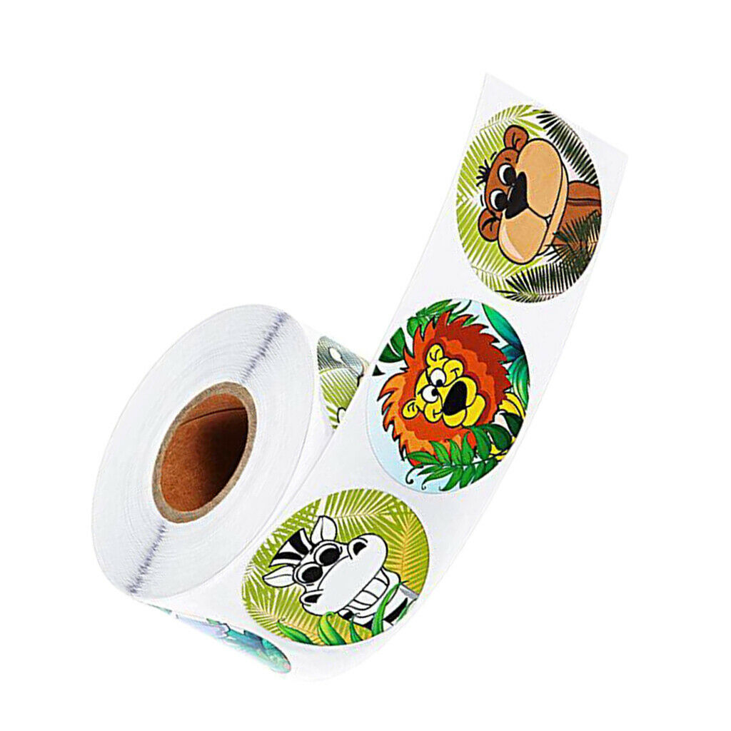 500x Round Stickers Gift Label Decorative Tags Decor Supplies Kids Toys