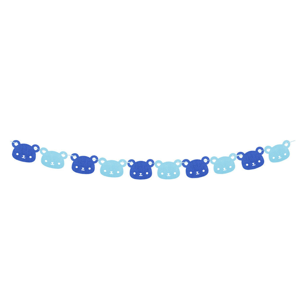 Birthday Bunting Hanging Banner Flag Nursery Home Christening Party Decor