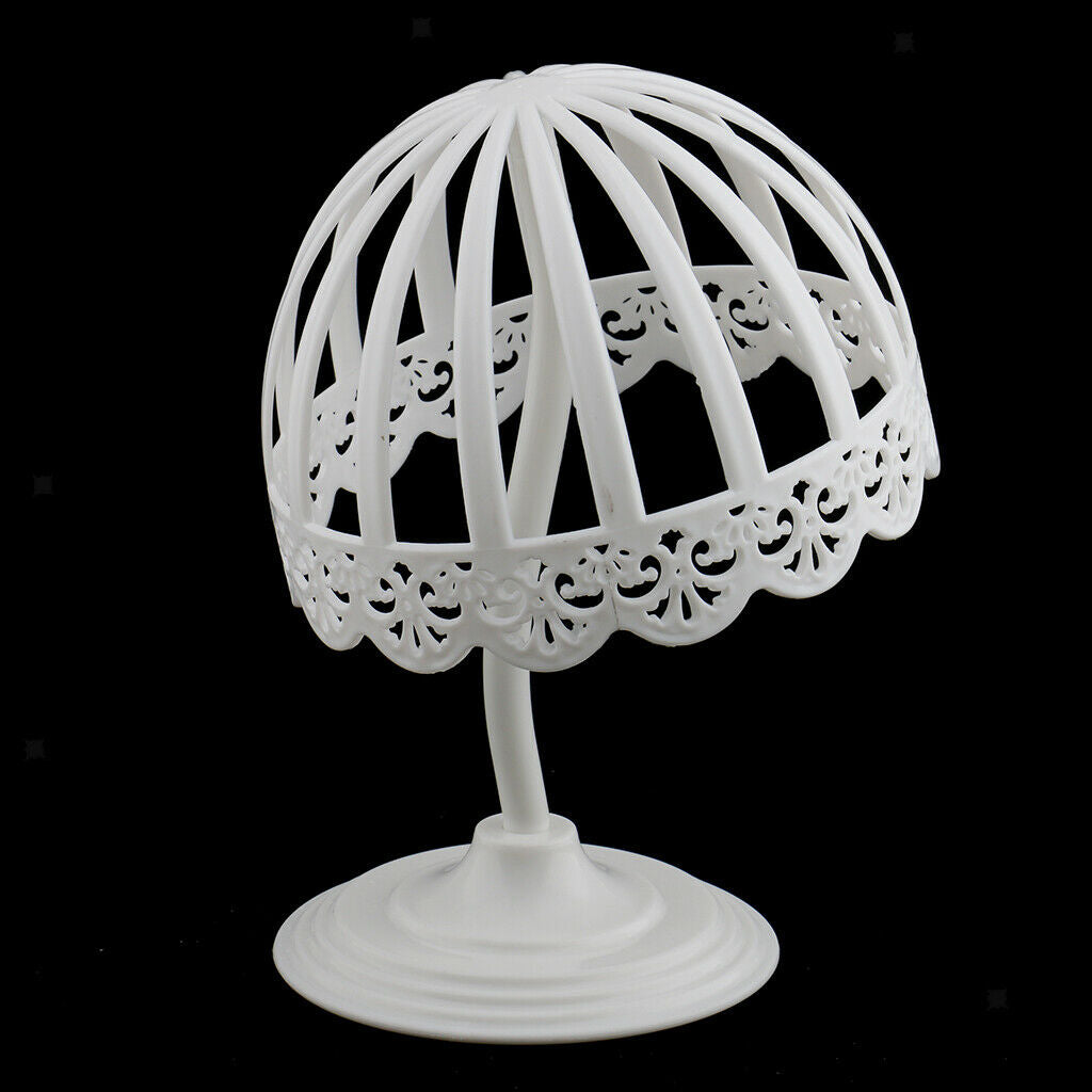 Pack of 2 16/17'' Child Painter Hat Storage Display Rack Shelf Stand White