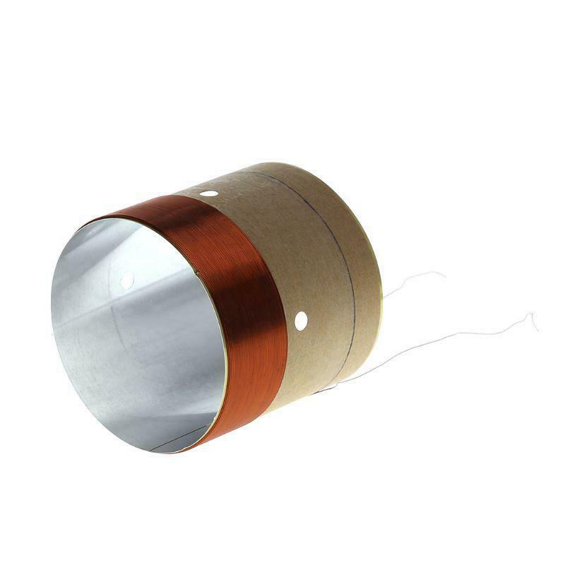 2Pcs 51.5 Core Woofer Voice Bass Coil ASV White Aluminum for 10" 12" 15" Woofer