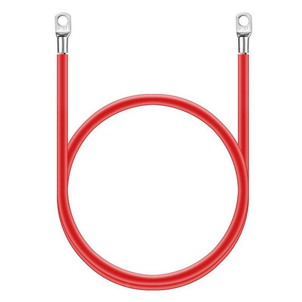 Copper Battery Ground Cables Wire Terminal Kit 2Pcs 5 Gauge Battery Ground