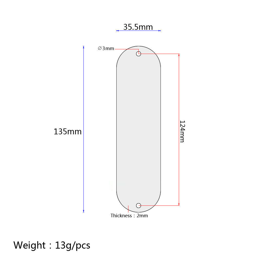 Quality Plastic Control Plate Guitar Accs for FD  Guitar Accessory Black