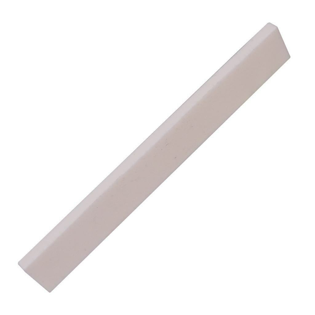 4 Packs DIY White Blank Nut Birdge Saddle for Electric Bass Accessories