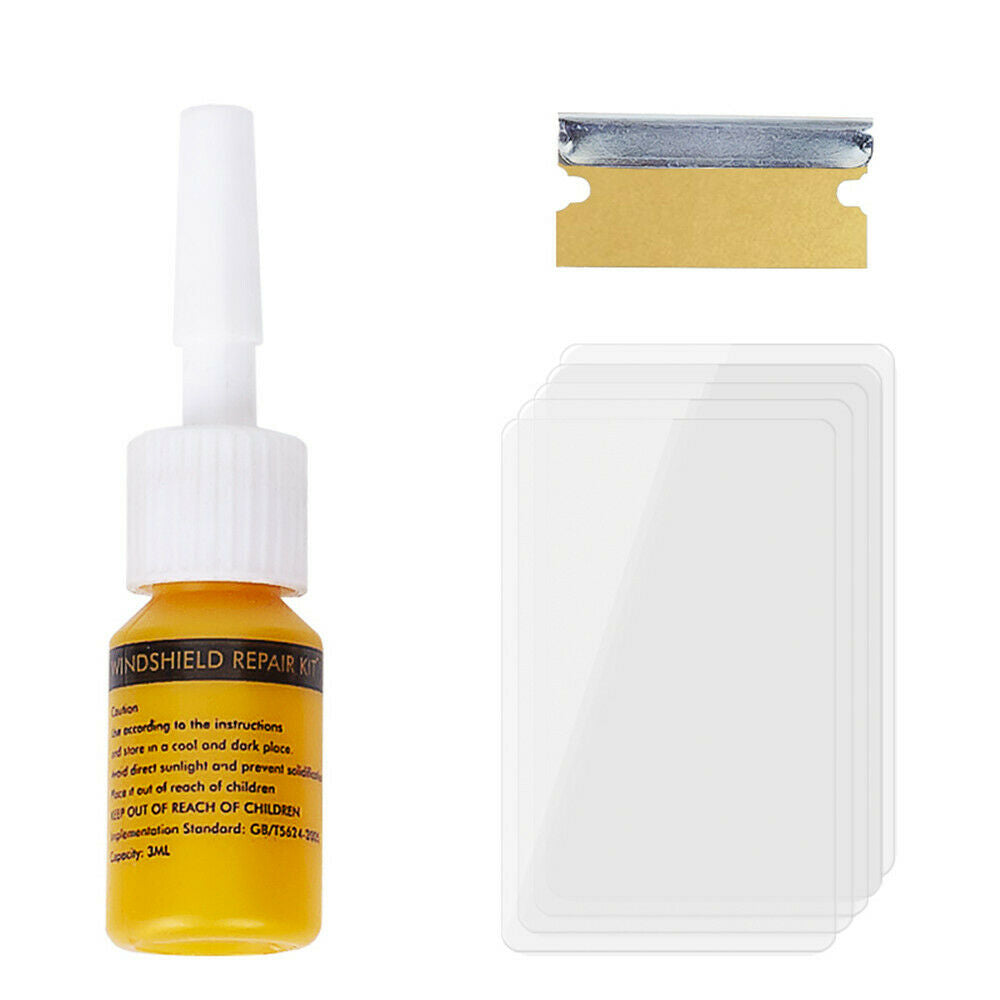 Automotive glass nano repair fluid.