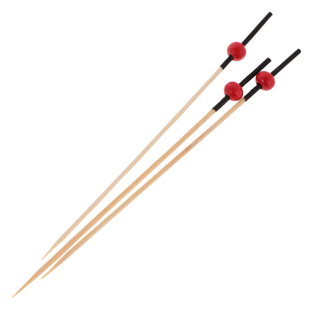 Lot Bead Heart Cocktail Sticks Sandwich Fruit Toothpick Picks Party Supplies