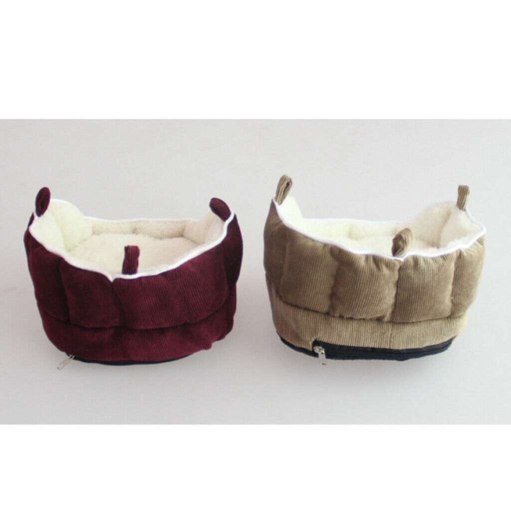 2Pcs Hammock Small Animal Rat Hedgehog Squirrel House Guinea Pig Bed Nest Pad