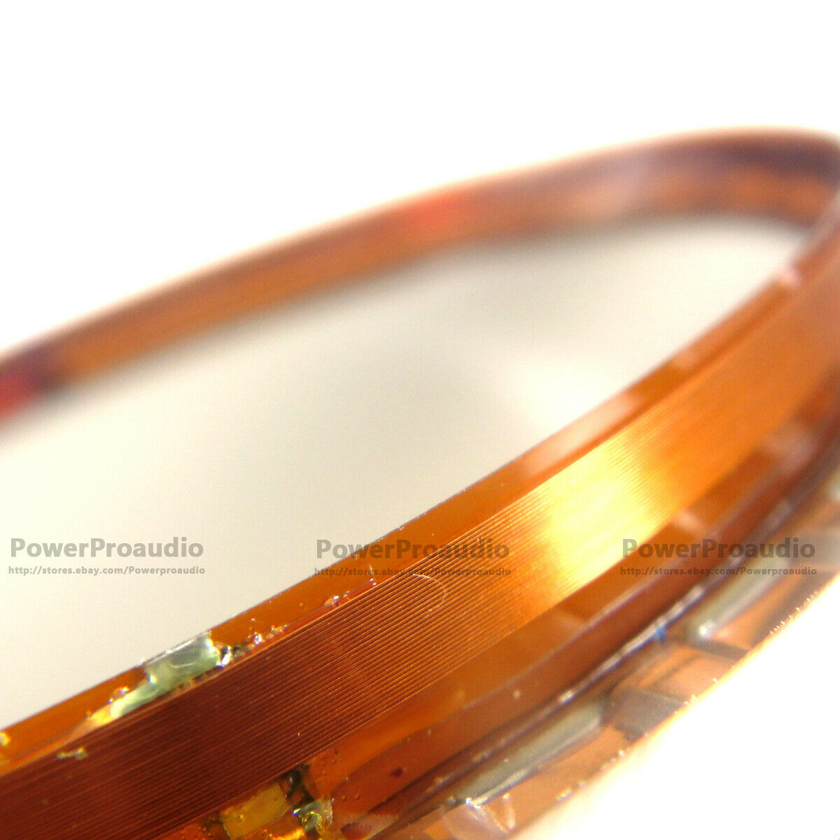 2pcs 75.5mm speaker High quality tweeters diaphragm voice coil 8 horn Flat wire