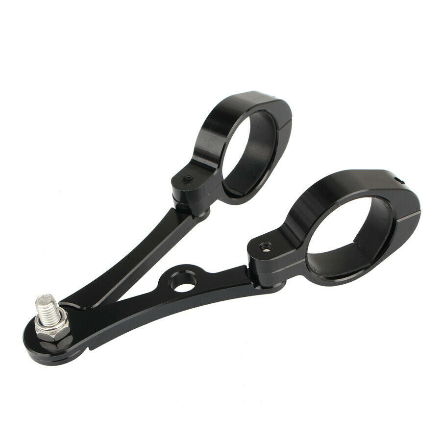 One Pair Of Black Aluminum Alloy Motorcycle Headlight Brackets For 39-41mm forks