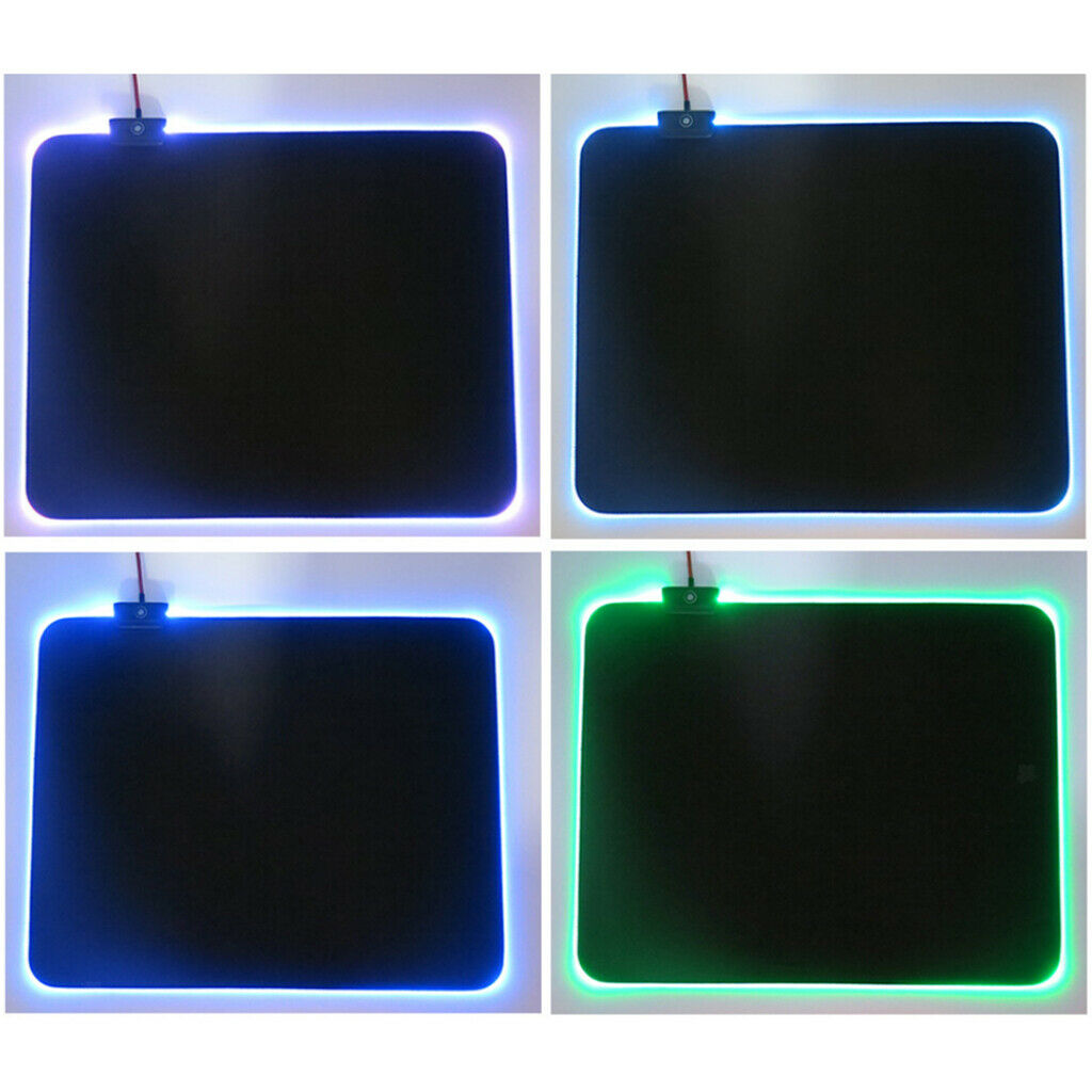 RGB Gaming Mouse Pad, Large Soft LED Extended Mouse pad (9 Lighting Modes),