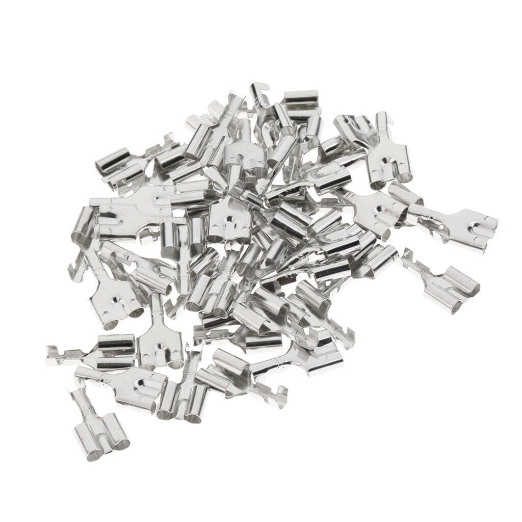 50 Pieces Terminal Cable Locking Female Spade Connector 3.5A