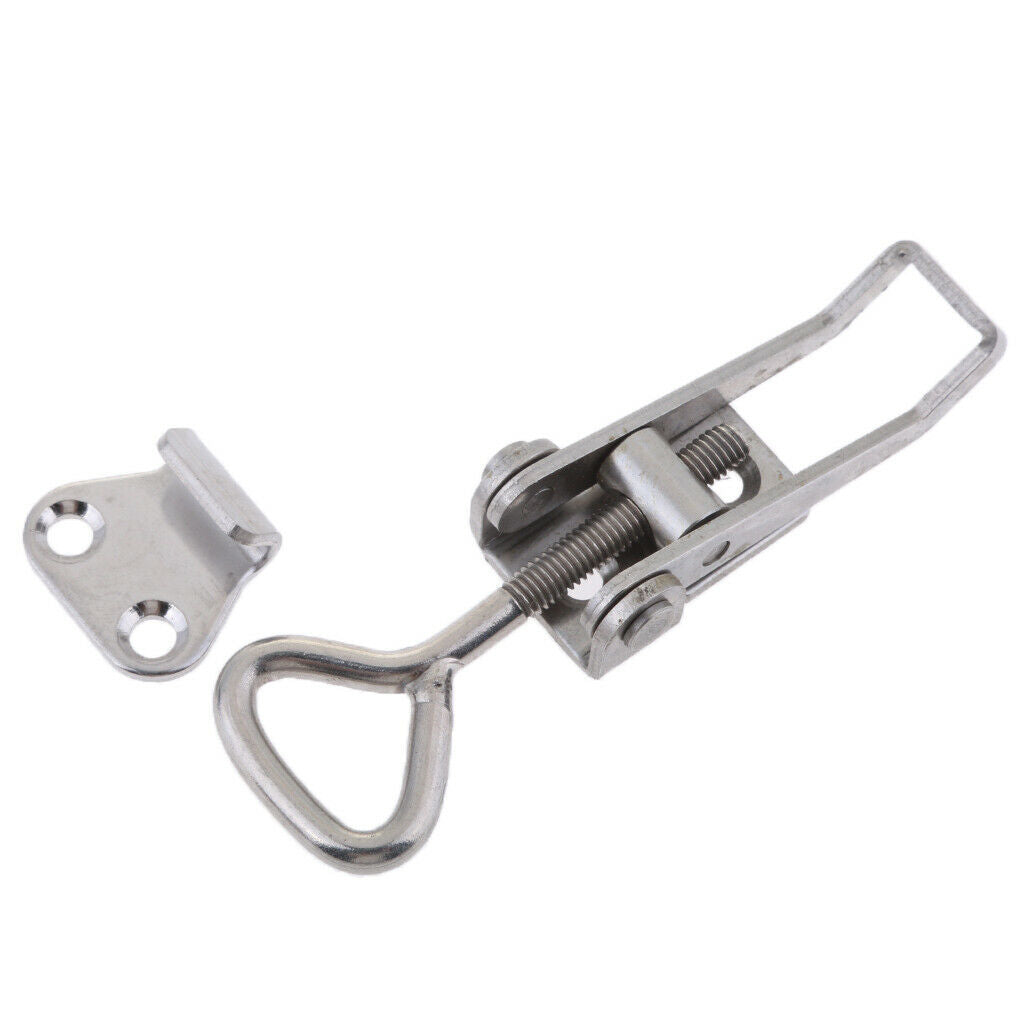 Stainless Steel Door Latch Fastener Clamp Anti-Rattle Boat Hatch Type 3