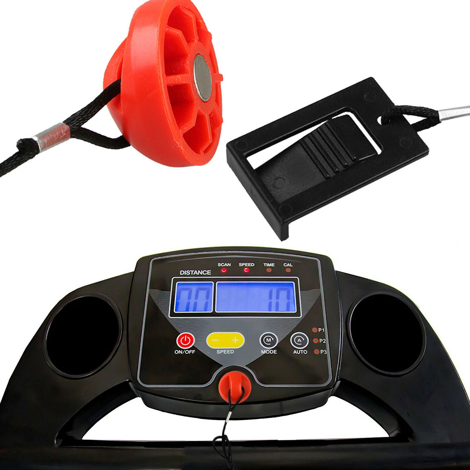 Treadmill Safety Key Magnetic For 208603 ProForm GoldsGym Sears Weslo Image