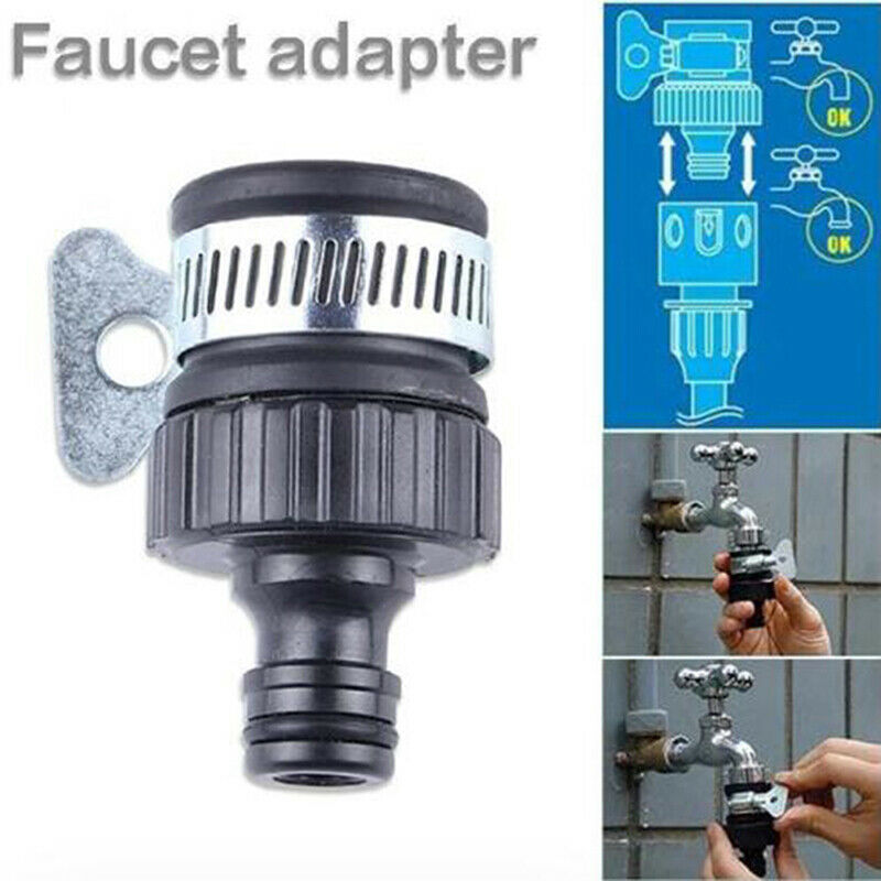 Universal Water Faucet Hose Connector Quick Connect Fitting Tap AdapterA KX