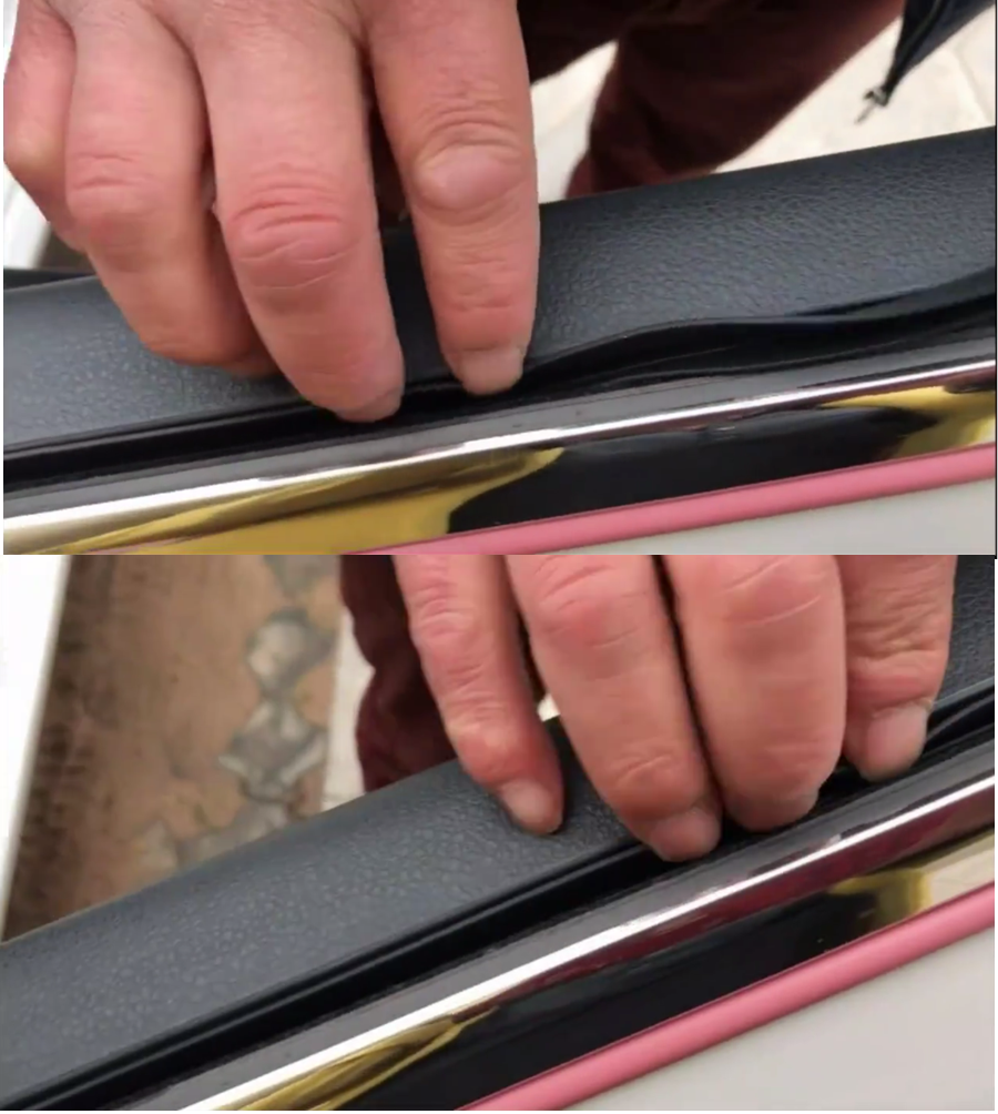 4m V Type Rubber Seal Strips Car Window Glass Door Panel Sound Noise Insulation