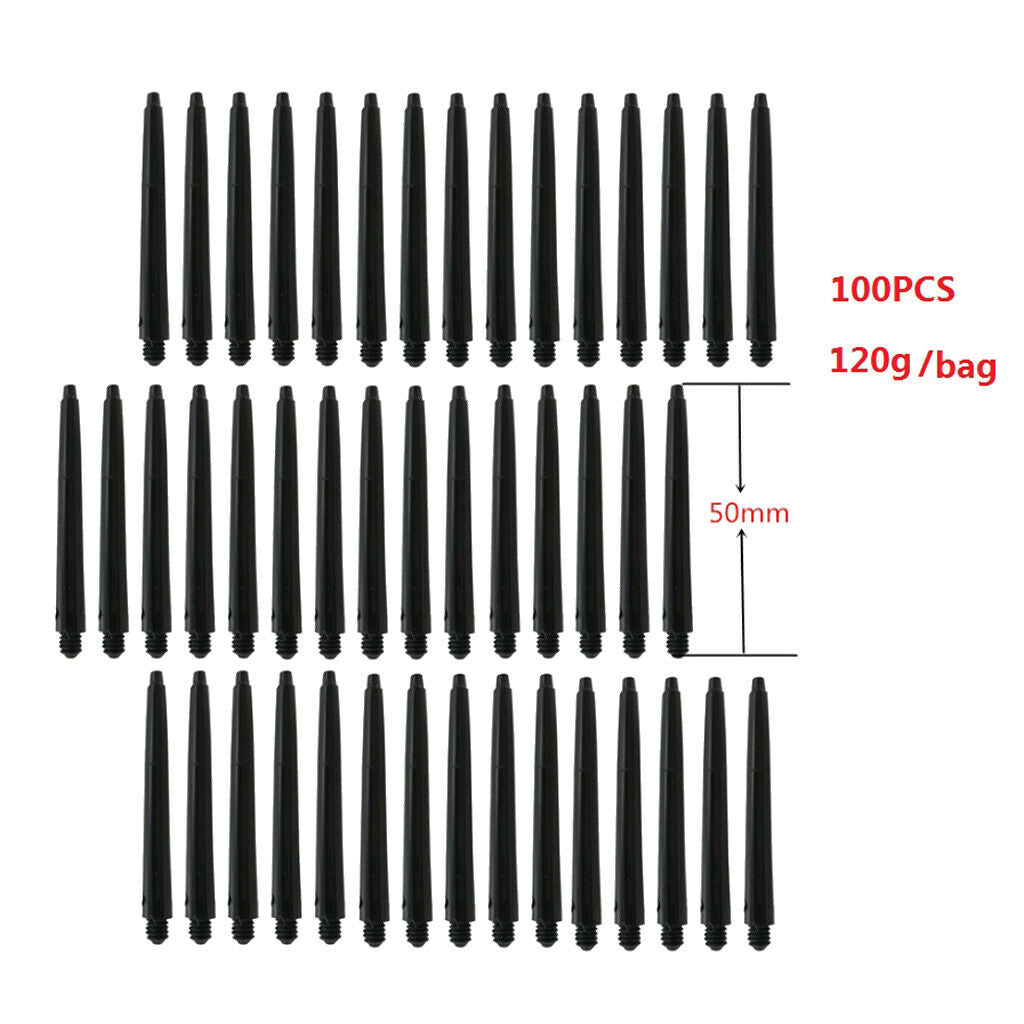 100pcs 2BA Soft Tip Points For Soft Tip Darts Electronic Darts - Black