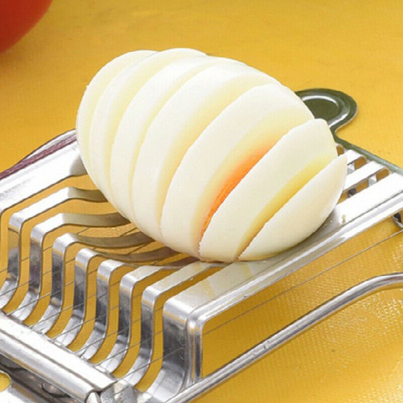 Multifunctional Stainless Steel Boiled Egg Slicer Mushroom Tomato Cutter .l8
