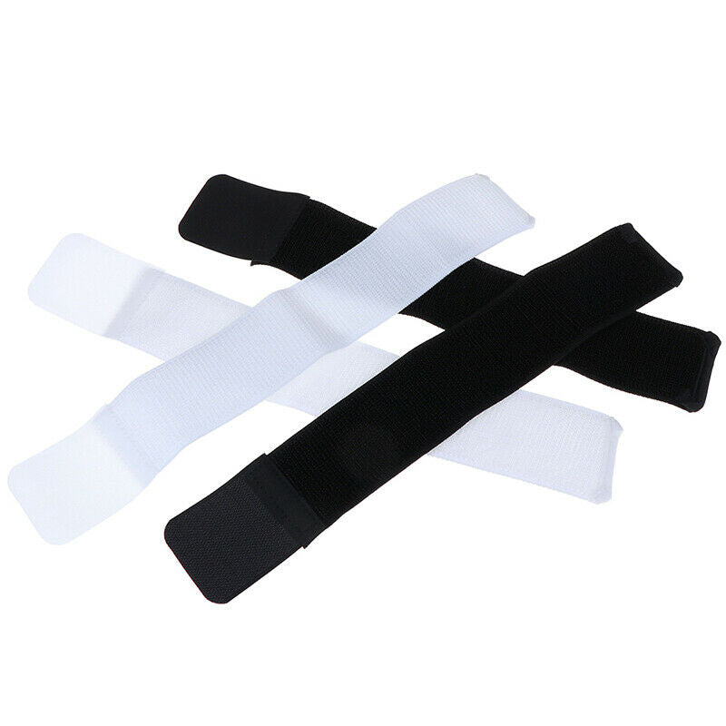 1Pair Soccer Shin Guard Stay Fixed Bandage Tape Shin Pad Prevent Adjustab.l8