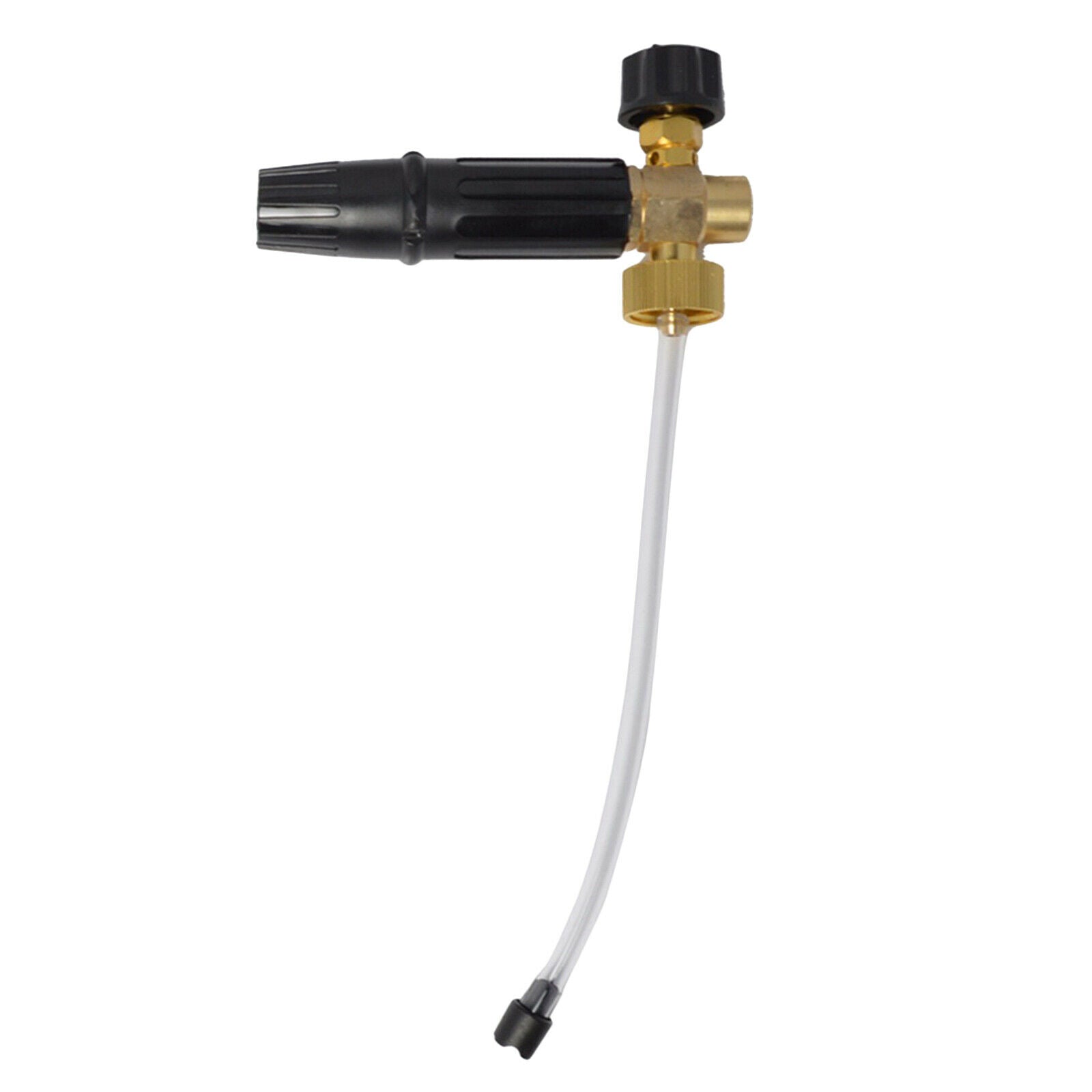 Brass Washer Foam Nozzle with 1/4" Quick Connector Foam Soap Gun Foam Wash