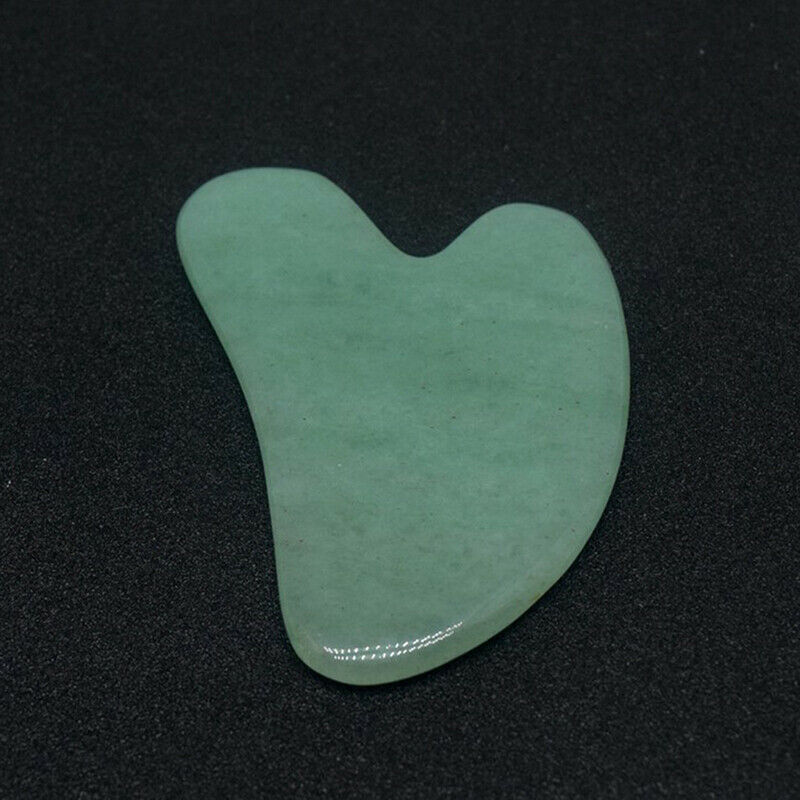 Green Aventurine Stone Scraper Massage Skincare Tool Body Care SPA Gua Sh.l8