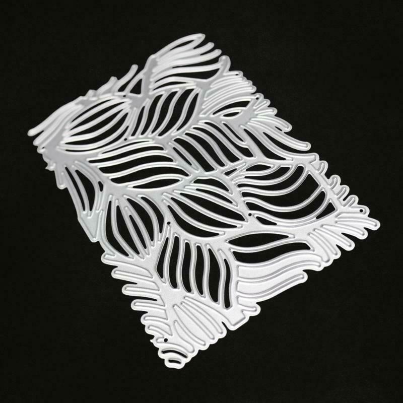Leaf Frame Metal Cutting Dies Stencil Scrapbooking DIY Album Stamp Paper Emboss