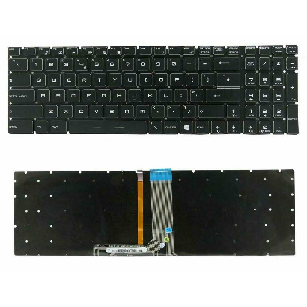 Laptop Keyboard UK Layout Backlit for MSI GS60 GS70 GT72 WS60 GE62 GE72