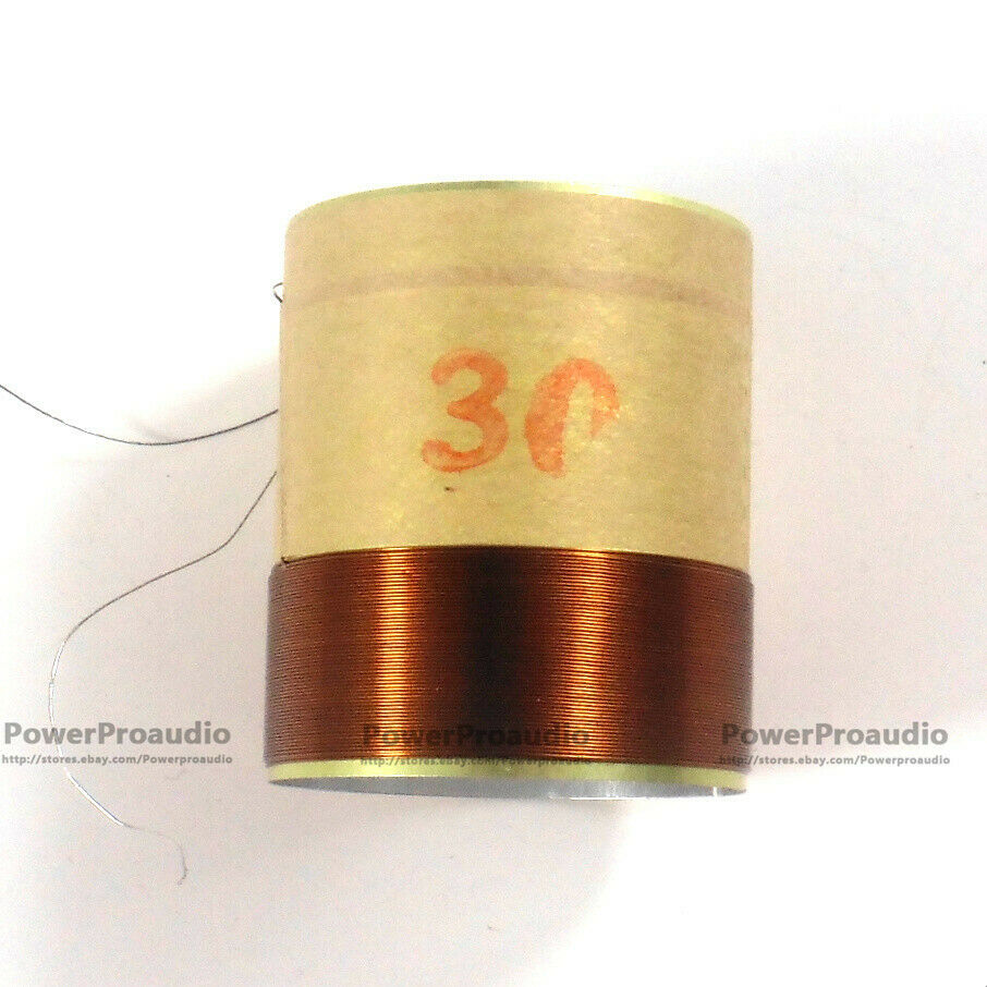 2x 30.5mm Voice coil Copper wire 8 Ohm For Loudspeaker Repair Tweeter 2layers