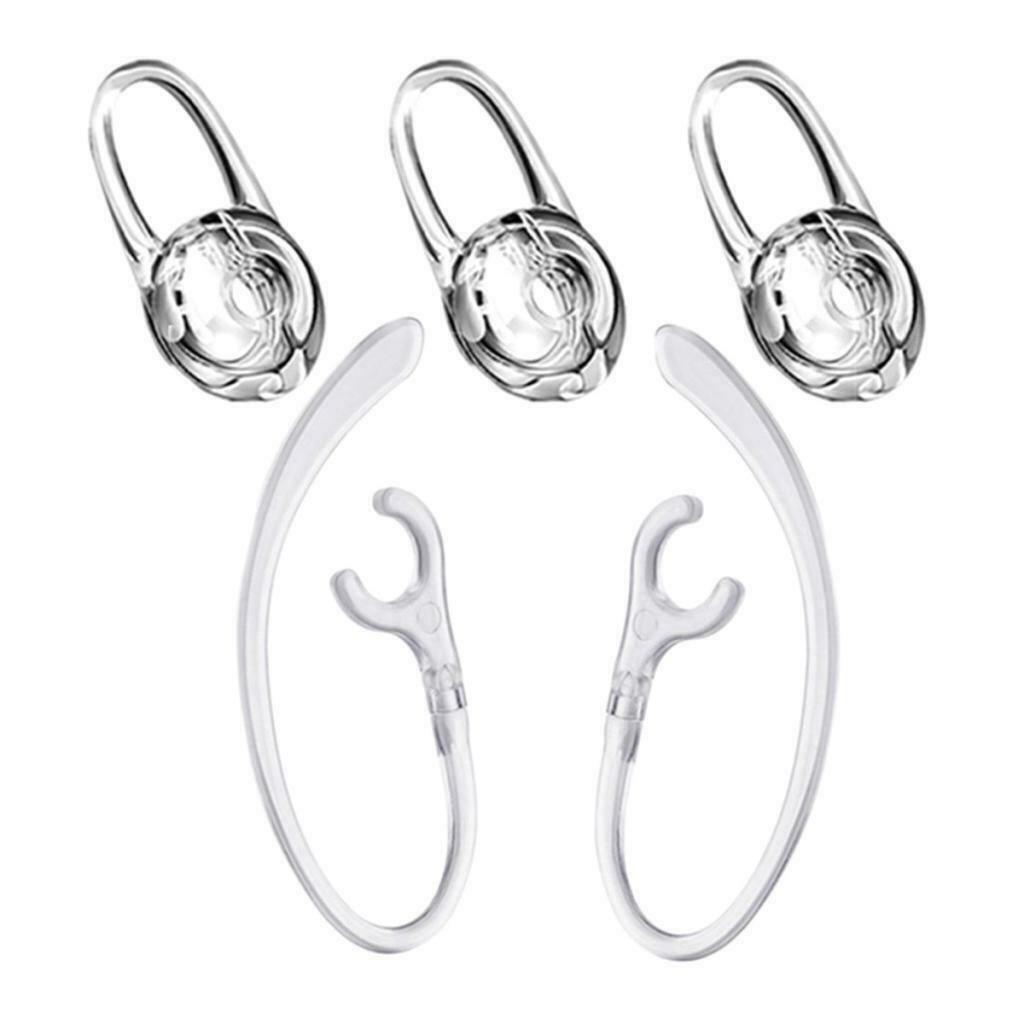 3Pc Earbuds Tips Silicone Earbud Cases w/2pc Ear-hook for Plantronics M165