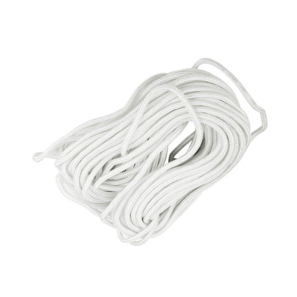 MagiDeal 20M rope anchor line safety rope for boats kayak canoe white