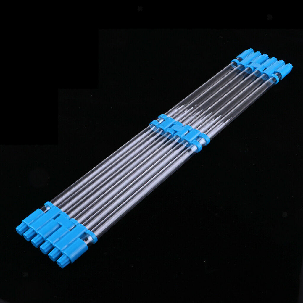 Long 55cm Plastic Fishing Float Tube With End Caps For Waggler/Stick Floats