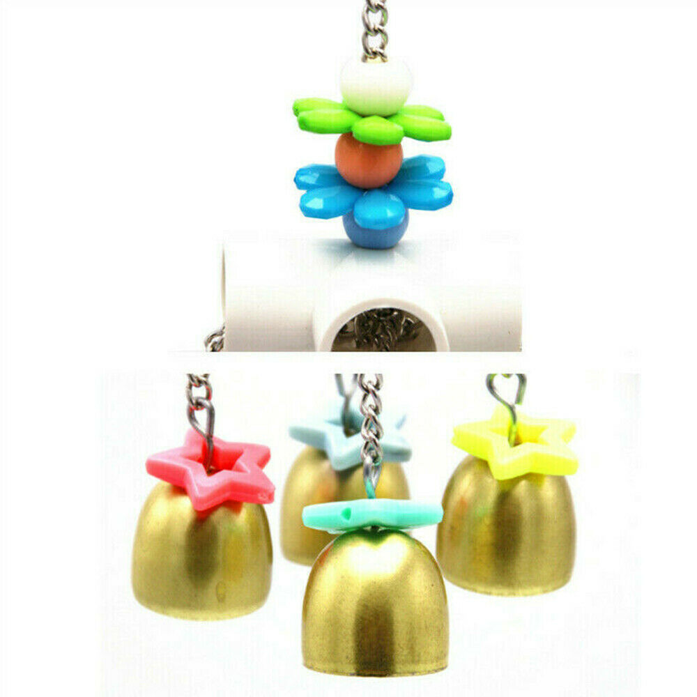 Parrot Bird Chew Toys Macaw African Grey Cotton Knot Large Rope Hanging Swing