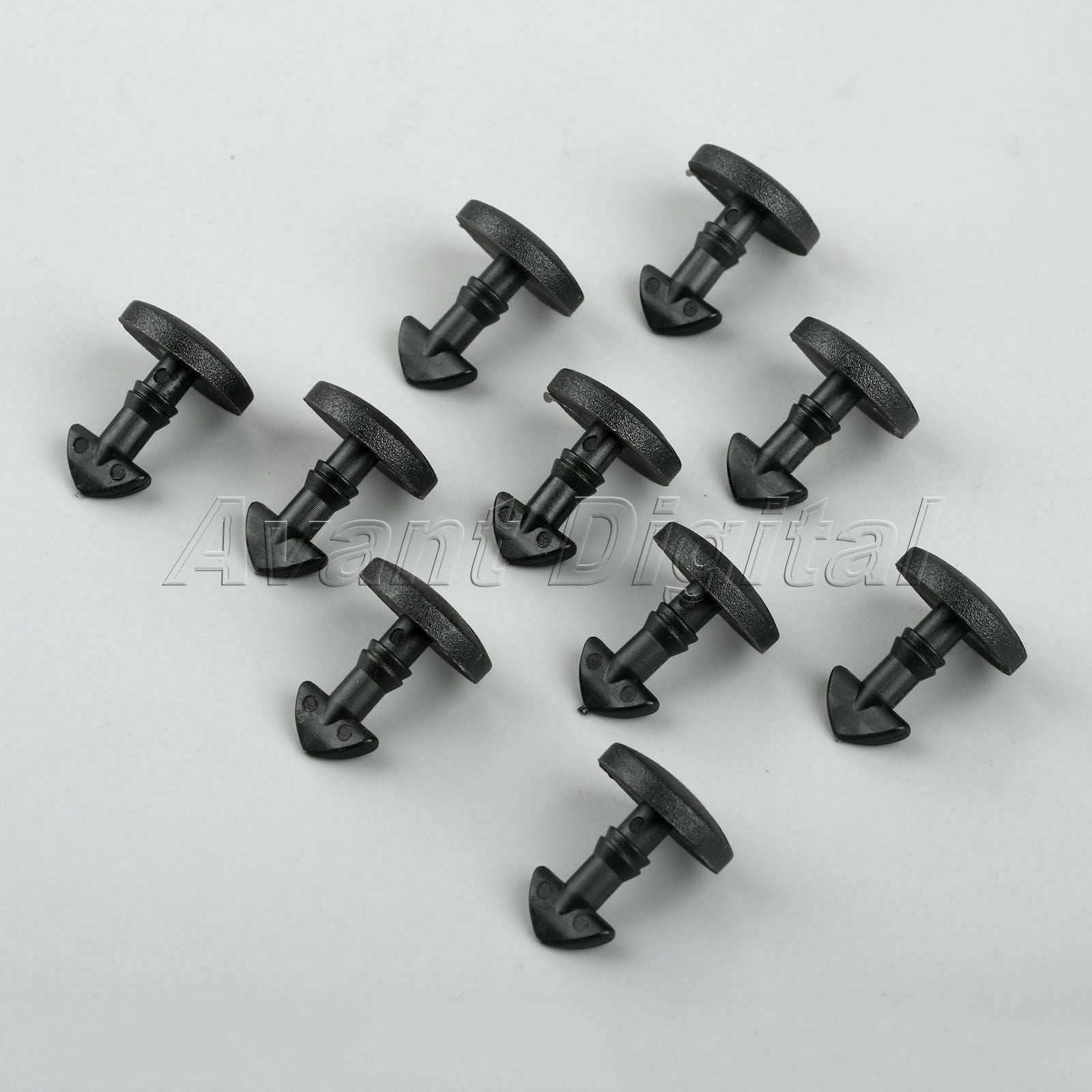 For RANGE ROVER 10PCS Car Auto Rear Bumper Tow Cover Clips Towing Eye Trim Clip
