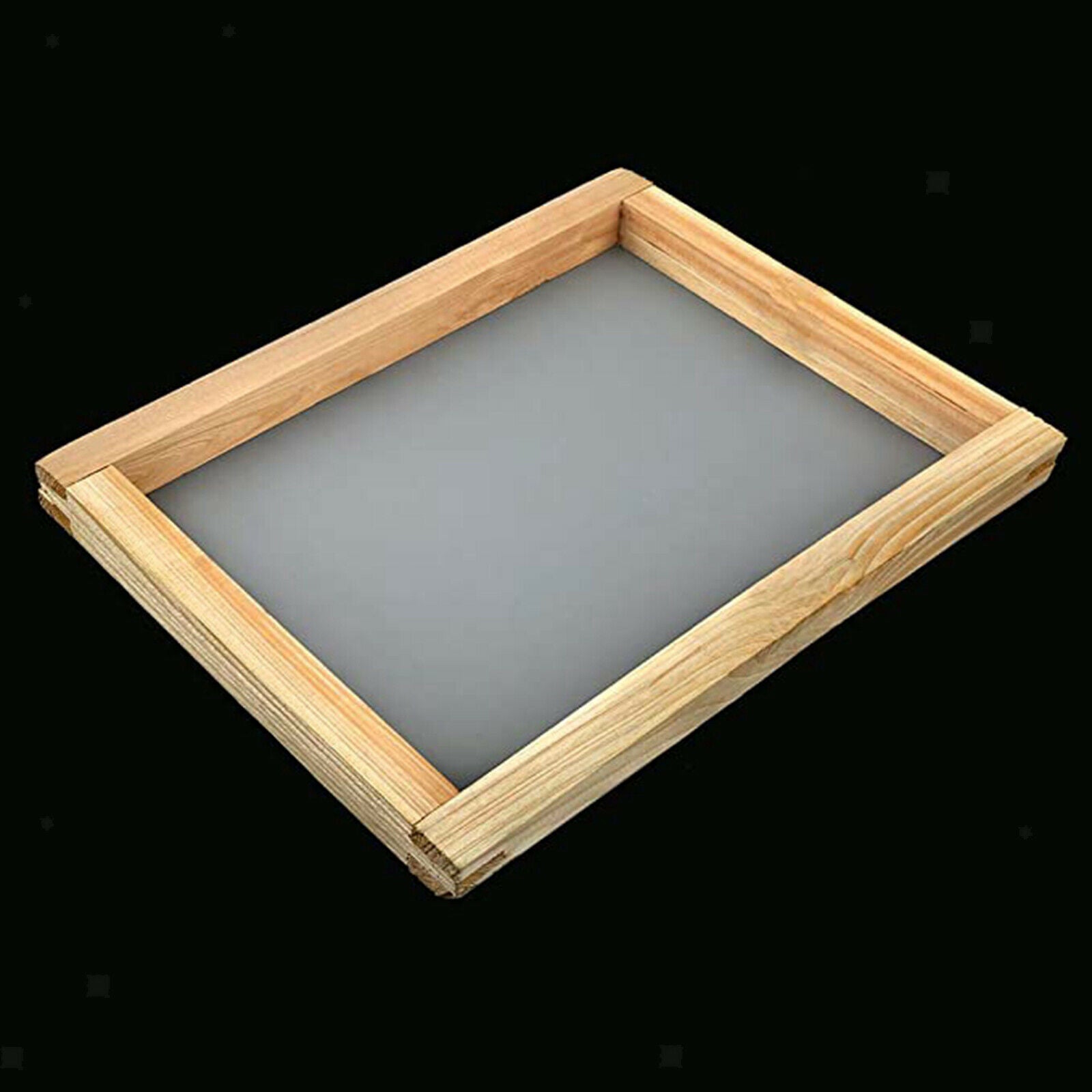 10x14inch Large Wood Silk Screen Printing Frame w/ Screen Printing Squeegee