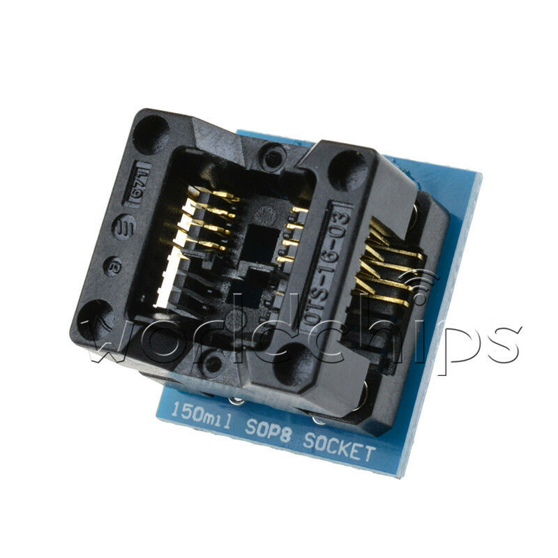 5PCS SO8 SOP8 To DIP8 EZ Programmer Adapter Socket Converter Module 150 Mile